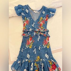 Blue Floral LoveShackFancy dress